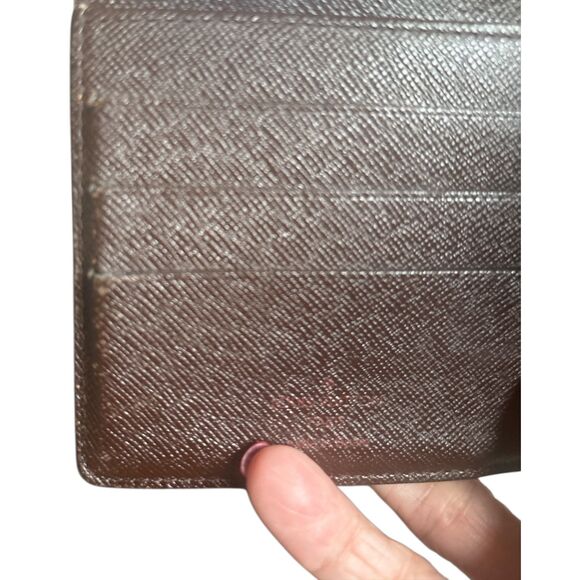 Louis Vuitton Damier Ebene Multiple Bifold Men’s Wallet Monogram Brown - Picture 5 of 6